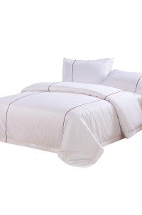 SKBD008 Order hotel bedding Satin satin ruler four-piece set Hotel bedding Bed cover Quilt cover Hotel linen manufacturer 120cm 150cm 180cm 200cm